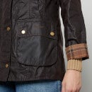 Barbour Women's Beadnell Wax Jacket - Rustic - UK 8