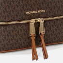 MICHAEL Michael Kors Women's Rhea Zip Medium Backpack - Brown