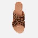 UGG Women's Kari Leopard Slide Sandals - Tan