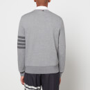Thom Browne Men's Tonal 4-Bar Loopback Sweatshirt - Medium Grey - 2/M