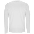 Splat Face Unisex Long Sleeve T-Shirt - White