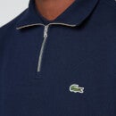 Lacoste Men's Half Zip Sweatshirt - Navy Blue - 3/S