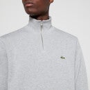Lacoste Men's Half Zip Sweatshirt - Silver Chine - 3/S