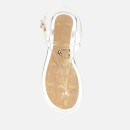 Coach Women's Natalee Rubber Jelly Toe Post Sandals - Clear - UK 3