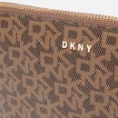 DKNY Women's Bryant Logo Dome Cross Body Bag - Mocha/Caramel
