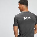MP 남성용 템포 그래픽 숏 슬리브 티셔츠 - 카본 - XXS