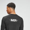 MP Men's Tempo Graphic Long Sleeve Top - Black - XS