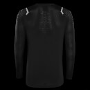 Pánske tričko MP Velocity s dlhými rukávmi – čierne - XXS