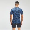 T-shirt à manches courtes et imprimé camouflage MP Adapt pour hommes – Imprimé camouflage bleu