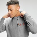 MP Men's Adapt Embroidered Hoodie - Storm Grey Marl - XXS