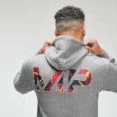 MP Men's Adapt Embroidered Hoodie - Storm Grey Marl - S