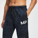 Męskie joggersy tie-dye z kolekcji MP Adapt – Petrol Blue/czarne - XS