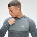 MP vīriešu Essential bezvīļu sporta krekls ar garām piedurknēm — Melns - XS