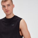 Męska koszulka bez rękawów z kolekcji Rest Day MP – sprana czerń - XXS