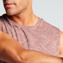 Męski podkoszulek bez rękawów we wzór camo z kolekcji MP – Dust Pink - XS