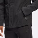 MP muška vodootporna jakna za putovanje na posao - crna boja - XXS