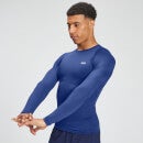 Camiseta interior de deporte de manga larga de entrenamiento para hombre de MP - Azul intenso - XS