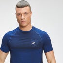 MP Men's Essential Seamless Short Sleeve T-shirt - Intense Blue Marl - XS