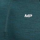 MP メンズ パフォーマンス 1/4ジップトップ - ディープティールマール - XXS