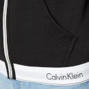 Calvin Klein Women's Modern Cotton Zipped Hoodie - Black