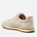 Clarks Men's Craftrun Lace Trainers - White - UK 10