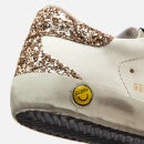 Golden Goose Kids' Super Star Leather Trainers - White/Ice/Silver/Gold - UK 11 Kids