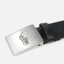 Polo Ralph Lauren Men's 36mm Plaque Vachetta Belt - Black - S/W32