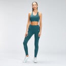 Naisten heijastavat MP Velocity -leggingsit - Syvän sinivihreä - XS