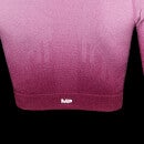 Camiseta corta sin costuras para mujer de MP - Rosa oscuro - XXS
