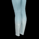 Damskie bezszwowe legginsy z kolekcji MP Velocity – Ocean Blue - S
