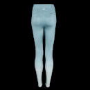 Damskie bezszwowe legginsy z kolekcji MP Velocity – Ocean Blue