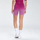 Pantalón corto de ciclismo sin costuras Velocity para mujer de MP - Rosa oscuro - XXS