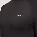 Camiseta de manga corta de running gráfica para hombre de MP - Negro