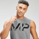 MP Men's Adapt Grit Graphic Drop Armhole Tank - Storm Grey Marl