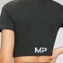 Camiseta corta de manga corta Curve para mujer de MP - Verde oscuro intenso - XXS