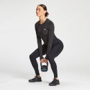 Crop top sportivo a maniche lunghe Dry Tech MP Essentials da donna - Nero