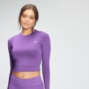 MP Essentials Training Dry Tech langærmet Crop Top med lange ærmer til kvinder - Deep Lilac - XL
