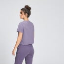 MP Damen Essentials Crop-T-Shirt — Smokey Purple - S