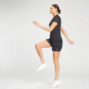 MP moterų treniruočių marškinėliai Essentials Training Jersey Short - Black - XXS