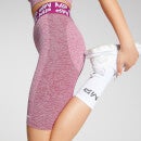 Ženske biciklističke hlače MP Curve - tamno ružičaste - XS