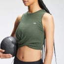 Damska koszulka treningowa bez rękawów Energy z kolekcji Essentials MP – Vine Leaf - L
