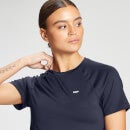 Moteriški marškinėliai "Essentials Training Slim Fit" - Navy - XXS