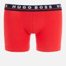 BOSS Bodywear Men's 3-Pack Boxer Briefs - Navy/Grey/Red