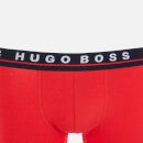BOSS Bodywear Men's 3-Pack Boxer Briefs - Navy/Grey/Red