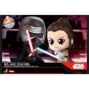 Hot Toys Cosbaby - Star Wars Rise of Skywalker (Size S) - Rey & Kylo Ren (Set of 2)