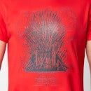 Game of Thrones The Iron Throne Men's T-Shirt - Red