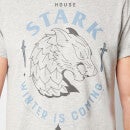 Game of Thrones House Stark Men's T-Shirt - Grey
