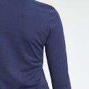 Damska koszulka o regularnym kroju z suwakiem ¼ z kolekcji MP Power Ultra – Galaxy Blue - XXS