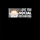 South Park Cartman I Love You Social Distancing Unisex Hoodie - Black