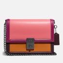Coach Women's Colorblock Hutton Shoulder Bag - Taffy Brnshd Amber Multi